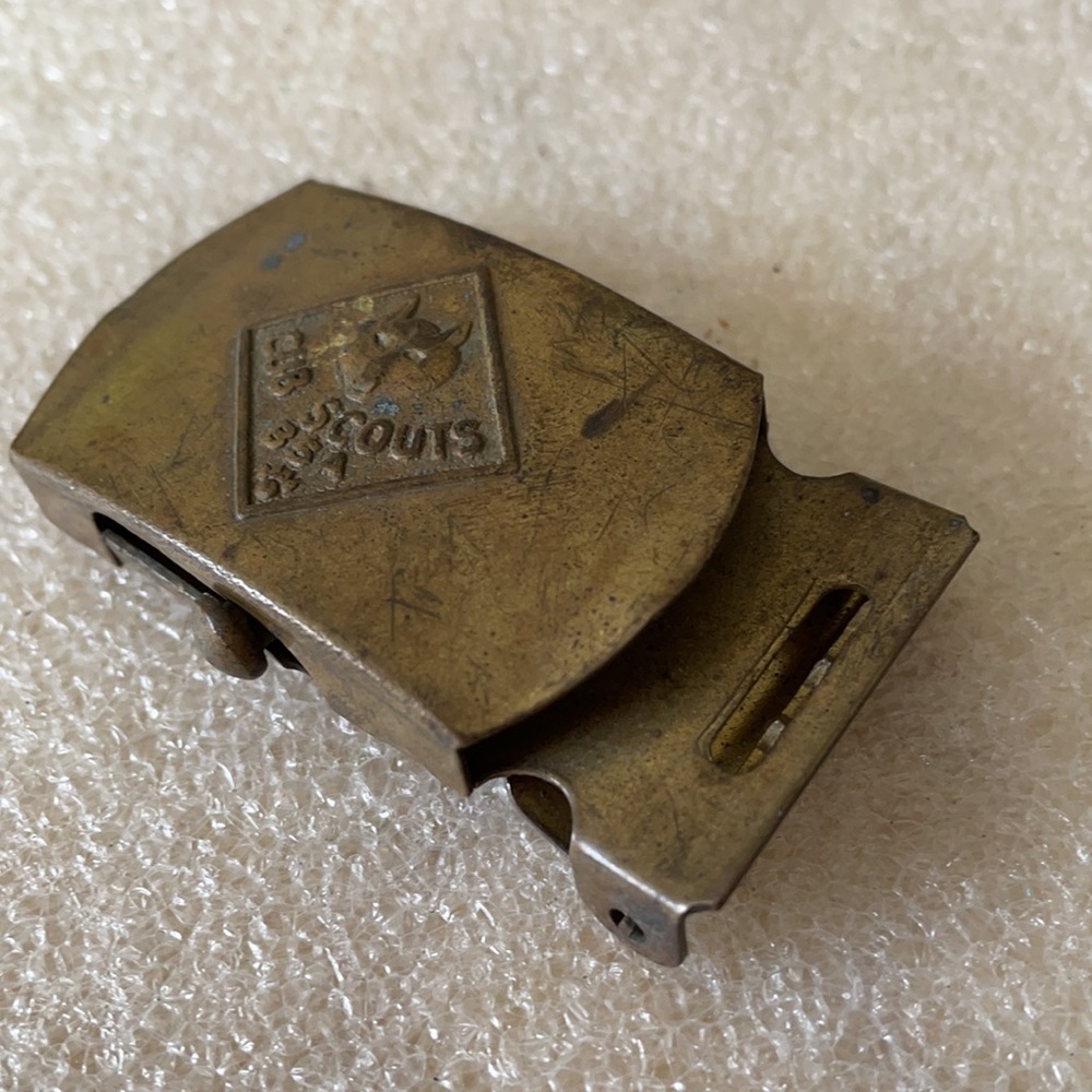 Antique Solid Brass Belt Buckles - image 3